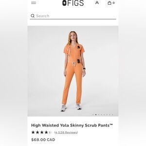 FIGS Shaka Orange Scrubs 🍊